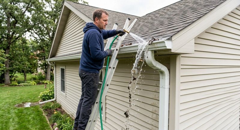 Downspout Cleaning in Rochester, NY