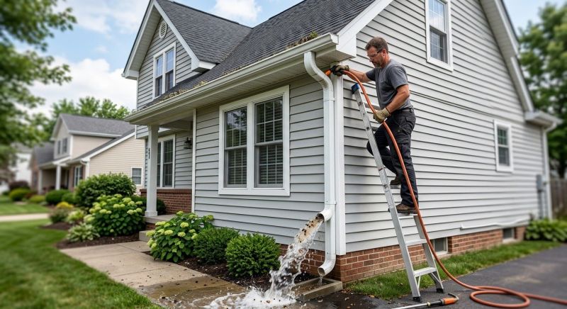 Downspout Snaking in Monmouth County, NJ