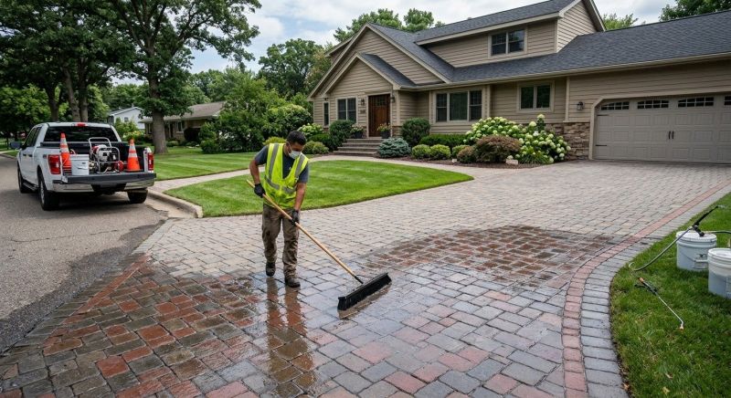 Paver Driveway Sealing in Kitsap County, WA